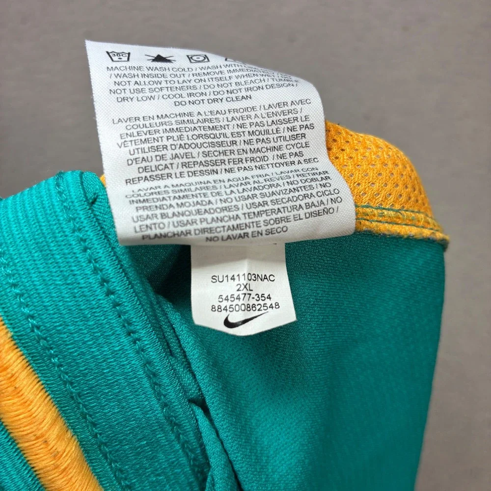 Nike Elite Basketball Shorts Men 2XL Teal Blue Baggy Drawstring Loose Y2K